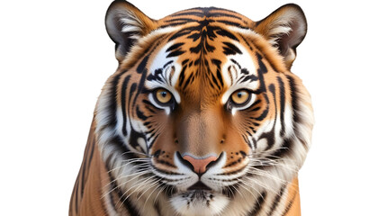 Fototapeta premium Wild tiger cut out