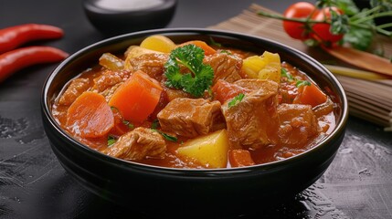 Beef Stew with Carrots and Potatoes