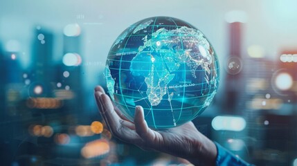 Global Communication Digital Device Information Concept