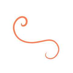 Calligraphic swirl flourish collection