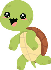 Cute turtle design captivates children