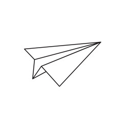 paper plane with envelope