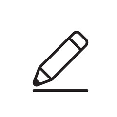 pencil icon vector illustration