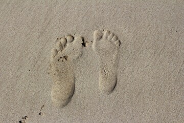 deine Spuren im Sand