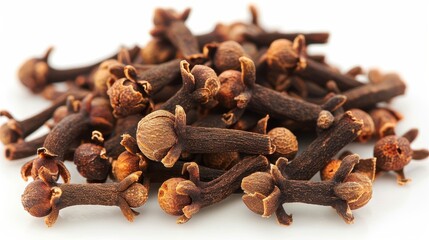 Fototapeta premium Dried cloves spice isolated on white background