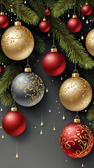  Abstraktion Weihnachten und Silvester 9x16. Hintergrund für das Design 3.