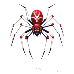 Halloween Spider  Vector illustration
