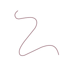 Hand drawn collection of curly swishes, swashes and wavy lines. Vector calligraphy flourishes for text