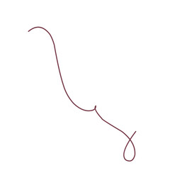 Hand drawn collection of curly swishes, swashes and wavy lines. Vector calligraphy flourishes for text