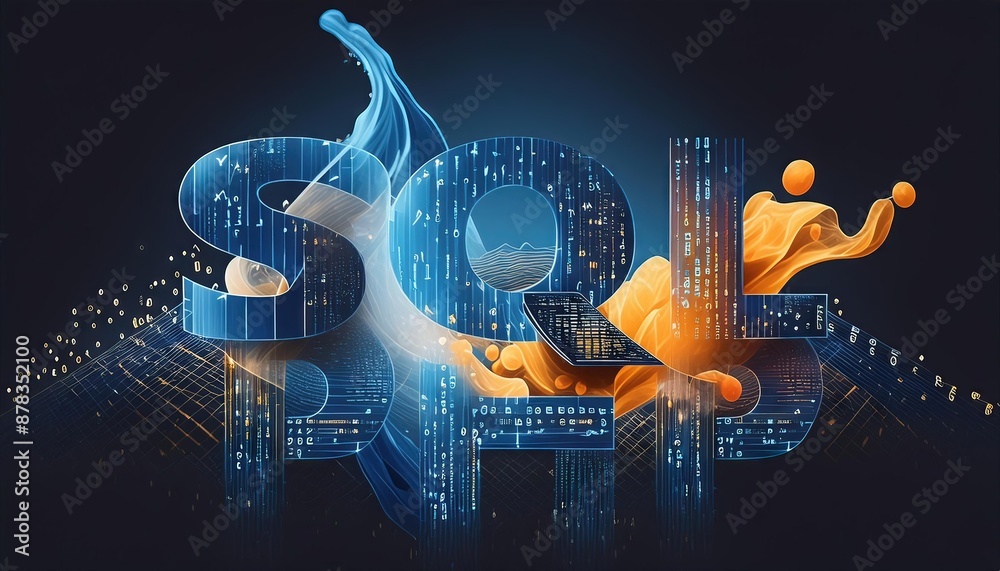 Poster sql database management and php programming concepts
