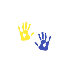 Fototapeta premium world down syndrome day hand print