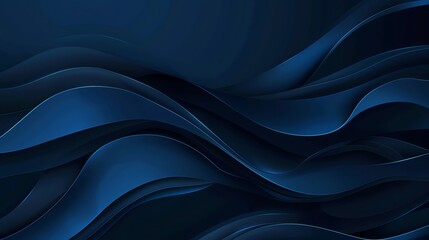 Abstract blue background featuring flowing wavy lines.  