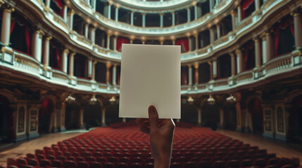 Theater program mockup