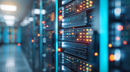 Naklejka premium Upgrade your organization's network infrastructure with cutting-edge modernization strategies.