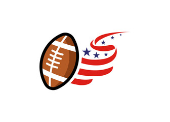 American football logo design team sports © Ferman Bagus Istuhri