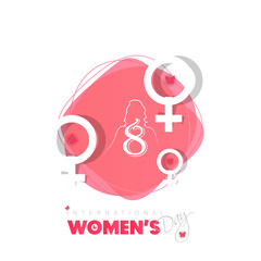 International Women's Day greeting card- 8 march.