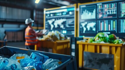 A detailed analysis of waste management systems using advanced data research to optimize garbage collection processes and improve efficiency.