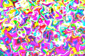 seamless pattern with colorful ribbons