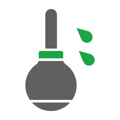 Enema Glyph Two Color Icon