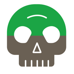 Horror Glyph Two Color Icon
