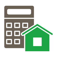 Calculation Glyph Two Color Icon