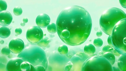 Colorful bubbles against a white background with floating hues