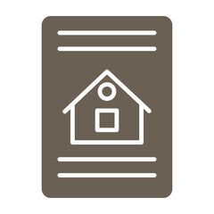 Brochuers Glyph Two Color Icon