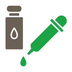 Eye Drops Glyph Two Color Icon