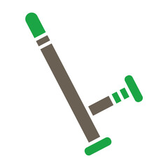 Nightstick Glyph Two Color Icon