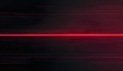 Fototapeta premium Dark grey background with red glowing lines for social media post, business, advertising events