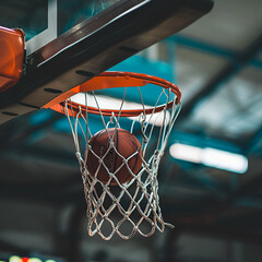 basketball hoop on the net