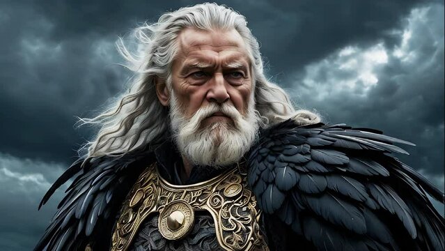 Odin, the Norse god of wisdom and war