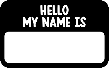 Name Tag Sticker Badge Design