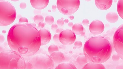 Colorful bubbles against a white background with floating hues