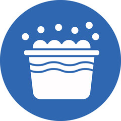 Soak glyph circle icon