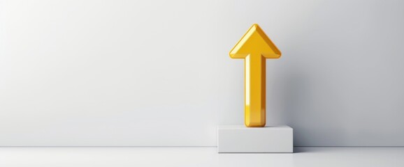 Minimalist financial graph for ad, clear white background, natural lighting