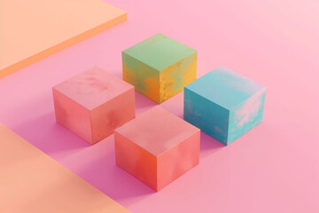 Obraz premium blocks background