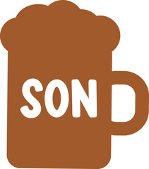 Son Beer Glass Design