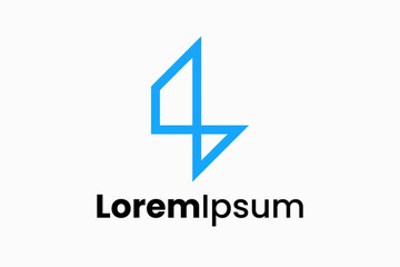 Letter L Building Vector Logo Premium 