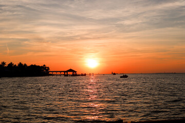 Sunset over the Ocean