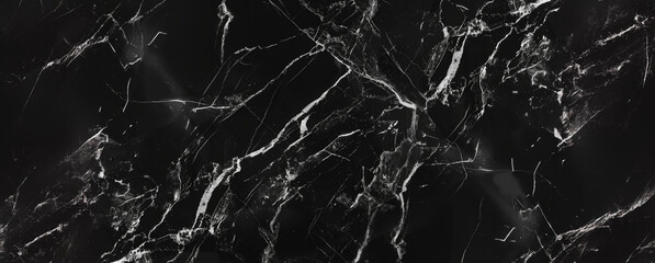 Close up of black marble with white veins