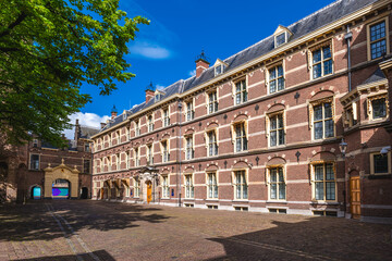 The Mauritspoort or Grenadierspoort, the eastern gateway to the Binnenhof located in The Hague, Netherlands