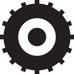 Gear Glyph Icon