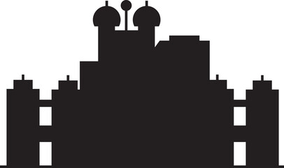 Cityscape Silhouette Illustration