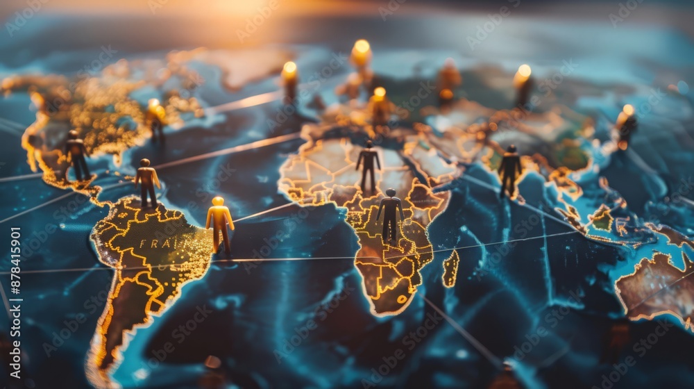 Poster managing global or distributed project