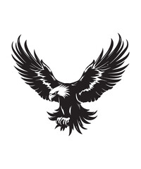 Obraz premium Best black and bold Eagle Silhouettes Images