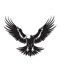Obraz premium Best black and bold Eagle Silhouettes Images