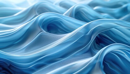 Obraz premium blue silk background