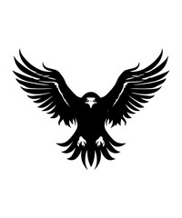 Fototapeta premium Best black and bold Eagle Silhouettes Images