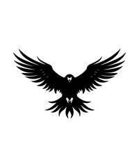 Obraz premium Best black and bold Eagle Silhouettes Images
